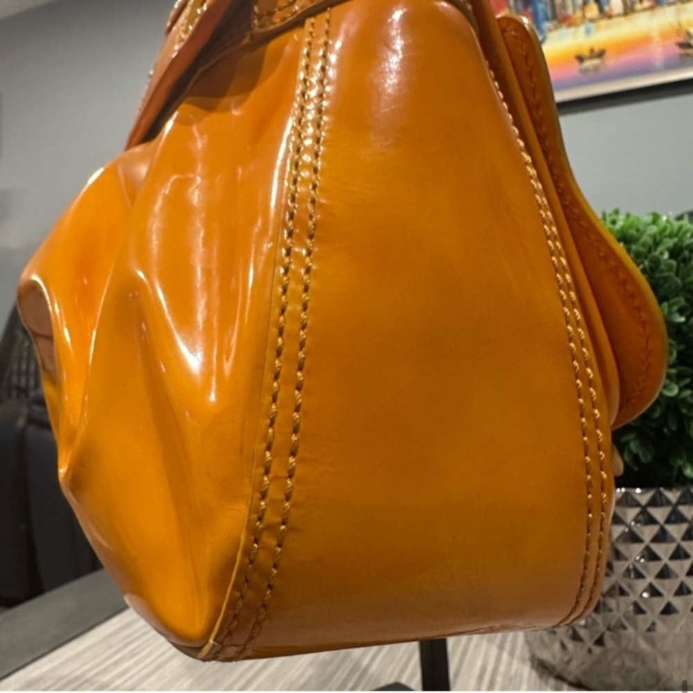 Fendi B. Bag Borsa Orange Women's Bag GUC Authentic - Picture 9 of 16